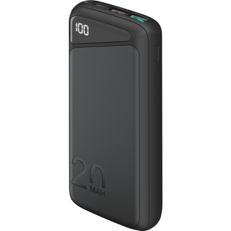 Goobay 53939 batteria portatile Polimeri di litio (LiPo) 20000 mAh Nero (53939)
