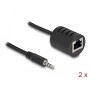 DeLOCK 87858 cavo audio RJ-45 3.5mm Nero (87858)