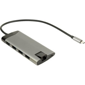 Inter-Tech GDC-802 USB 3.2 Gen 1 (3.1 Gen 1) Type-C 1000 Mbit/s Grigio (88885551)