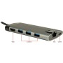 Inter-Tech GDC-802 USB 3.2 Gen 1 (3.1 Gen 1) Type-C 1000 Mbit/s Grigio (88885551)