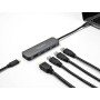 DeLOCK 64171 hub di interfaccia USB 3.2 Gen 1 (3.1 Gen 1) Type-C 5000 Mbit/s Grigio (64171)