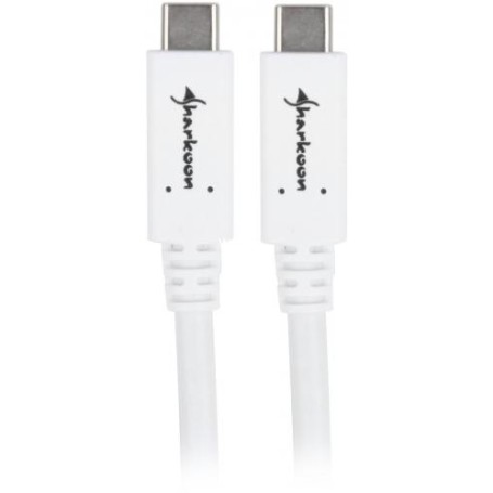 Sharkoon 4044951021178 cavo USB 0,5 m USB 3.2 Gen 1 (3.1 Gen 1) USB C Bianco (4044951021178)