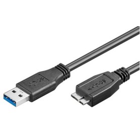 Goobay 95026 cavo USB 1,8 m USB A Micro-USB B Nero (95026)