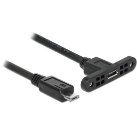 DeLOCK 85245 cavo USB 0,25 m USB 2.0 Micro-USB B Nero (85245)