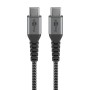 Goobay 49301 cavo USB 0,5 m USB 2.0 USB C Nero, Grigio (49301)