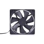 Alphacool 24846 sistema di raffreddamento per computer Case per computer Ventilatore 14 cm Nero 1 pz (24846)