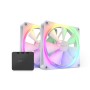 NZXT F140 RGB TWIN Case per computer, Processore Ventilatore 14 cm Bianco 2 pz (RF-R14DF-W1)