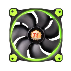 Thermaltake Riing 14 Case per computer Ventilatore 14 cm Nero, Verde (CL-F039-PL14GR-A)