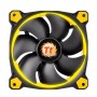 Thermaltake Riing 14 Case per computer Ventilatore 14 cm Nero, Giallo (CL-F039-PL14YL-A)