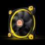 Thermaltake Riing 14 Case per computer Ventilatore 14 cm Nero, Giallo (CL-F039-PL14YL-A)