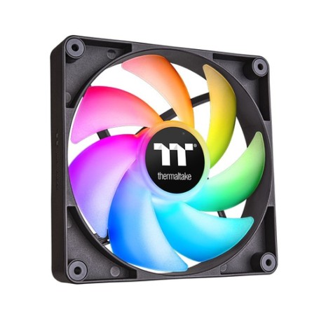 Thermaltake CT120 ARGB Sync PC Case per computer Ventilatore Nero, Bianco 2 pz (CL-F149-PL12SW-A)