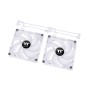 Thermaltake TT CT120 ARGB Sync PC Case per computer Ventilatore Bianco 2 pz (CL-F153-PL12SW-A)