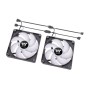 Thermaltake TT CT140 ARGB Sync PC Case per computer Ventilatore Nero 2 pz (CL-F150-PL14SW-A)