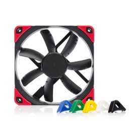 Noctua NF-S12A PWM chromax.black.swap Case per computer Ventilatore 12 cm Nero 1 pz (NF-S12A PWM Chromax.black.swap)