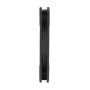 Silverstone Air Slimmer 120 Case per computer, Processore Raffreddatore d'aria 12 cm Nero, Trasparente 1 pz (SST-AS120B-ARGB)