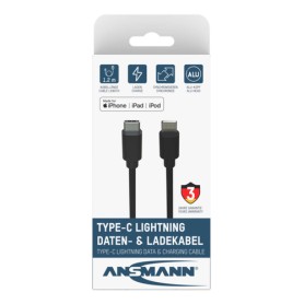 Ansmann 1700-0106 cavo per cellulare Nero 0,12 m USB C Lightning (1700-0106)