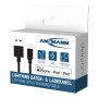 Ansmann 1700-0131 cavo USB 1 m USB A Lightning Nero (1700-0131)
