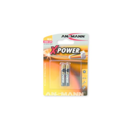 Ansmann X-Power AAAA, 1x 2 Batteria monouso Alcalino (1510-0005)