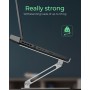 ICY BOX IB-NH300 Supporto per computer portatile Argento 43,2 cm (17") (60934)