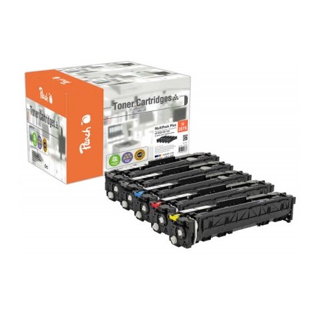 Peach PT1187 cartuccia toner 5 pz Compatibile Nero, Ciano, Rosa, Giallo (PT1187)