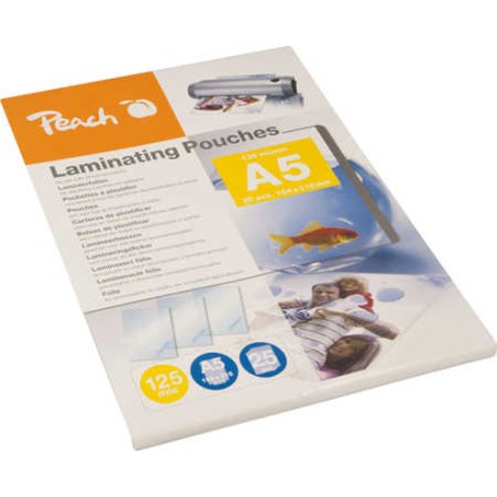 Peach 510439 pellicola per plastificatrice 25 pz (PPR525-03)