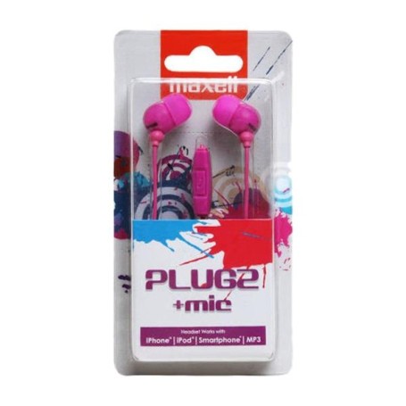 AURICOLARI MICROFONO PINK  PLUGZ  F (303762)