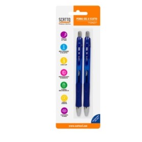 CF2PZ PENNA A SCATTO GEL 0 7MM BLU (594-19)