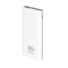 PB DUAL 5000MAH WHITE RECYCLE (RYPBDUAL5000WH)