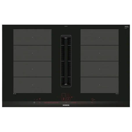 Siemens EX875LX67E Piano Cottura a Induzione in Vetroceramica con Cappa Integrata 4 Zone