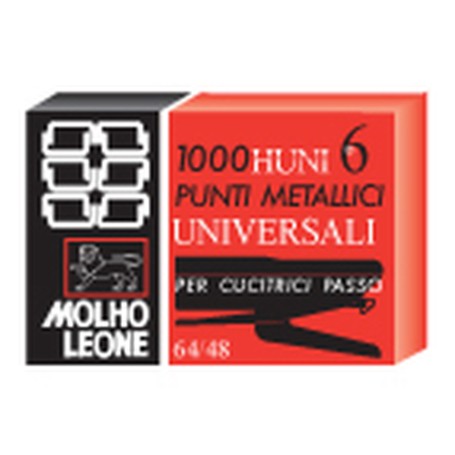 Molho Leone Staples 6 mm 1000 punti (31548)