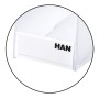 HAN TWIN portariviste Plastica Trasparente (1611-23)