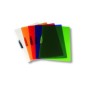 Fellowes Clipper Assort Polipropilene (PP) Verde, Trasparente A4 (F007TV)