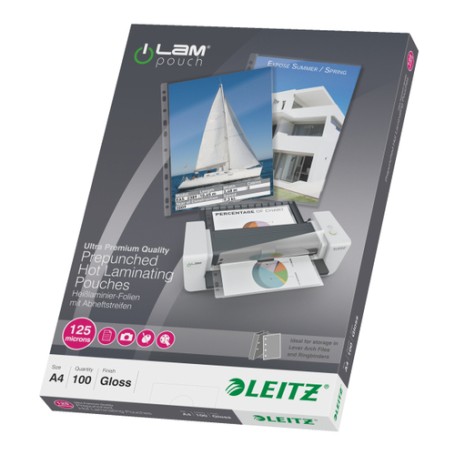 Leitz 33878 pellicola per plastificatrice 100 pz (33878)
