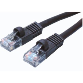 Panduit NetKey, Cat6, 3m cavo di rete Nero (NK6PC3MBLY)