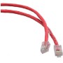 Panduit NetKey, Cat6, 3m cavo di rete Rosso U/UTP (UTP) (NK6PC3MRDY)