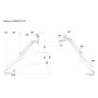 Multibrackets 7150 supporto da tavolo per Tv a schermo piatto 81,3 cm (32") Morsa Bianco (MB7150)