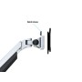 Multibrackets 7167 supporto da tavolo per Tv a schermo piatto 81,3 cm (32") Morsa Argento (MB7167)