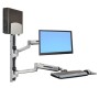 Ergotron 45-358-026 supporto da tavolo per Tv a schermo piatto 106,7 cm (42") Argento (45-358-026)