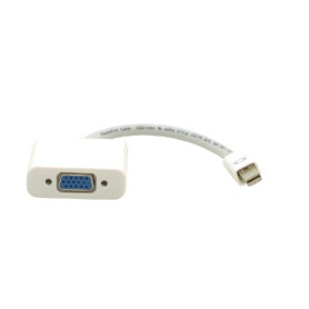 Kramer Electronics Mini DisplayPort (M) to 15−pin HD (F) 0,15 m VGA (D-Sub) Bianco (ADC-MDP/GF)