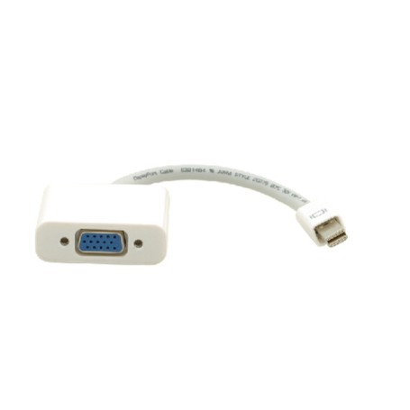 Kramer Electronics Mini DisplayPort (M) to 15−pin HD (F) 0,15 m VGA (D-Sub) Bianco (ADC-MDP/GF)