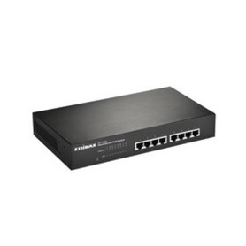 Edimax ES-1008P switch di rete Fast Ethernet (10/100) Supporto Power over Ethernet (PoE) Nero (ES-1008P)