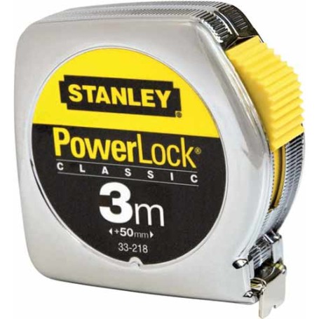 Stanley 0-33-218 rotella metrica 3 m Metallico, Giallo (M33218)