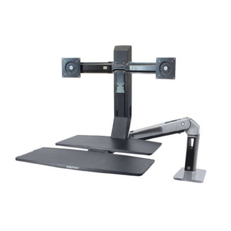 Ergotron WorkFit -A, Dual 55,9 cm (22") Nero (24-316-026)