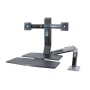 Ergotron WorkFit -A, Dual 55,9 cm (22") Nero (24-316-026)