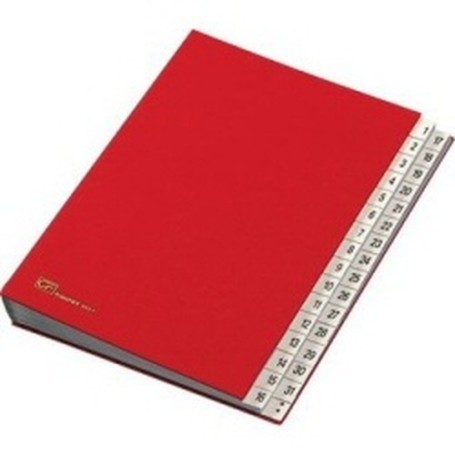 Fraschini 645-DR cartella Finta pelle Rosso (645-DR)