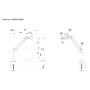 Multibrackets 9369 supporto da tavolo per Tv a schermo piatto 81,3 cm (32") Morsa/Bullone di ancoraggio Nero (MB9369)