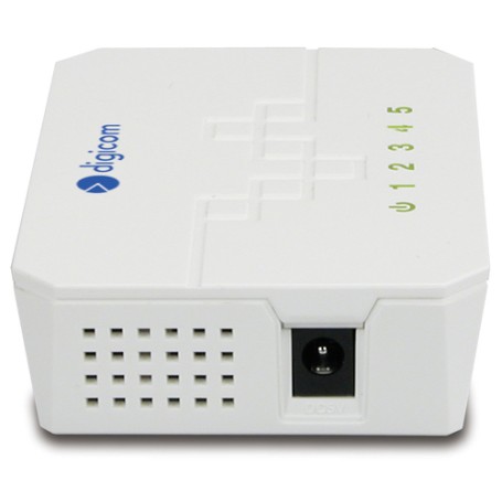 Digicom SWF05-T01 Fast Ethernet (10/100) Bianco (8E4548)