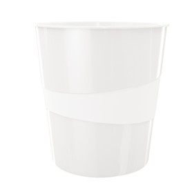Leitz WOW Waste Bin Polistirolo Bianco (52781001)