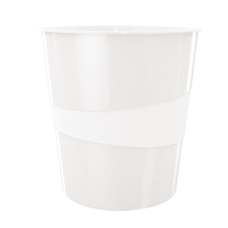 Leitz WOW Waste Bin Polistirolo Bianco (52781001)