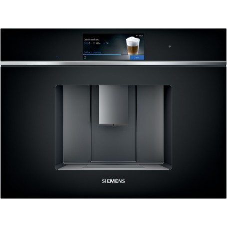 SIEMENS CT718L1B0 - iQ700 MACCHINA DA CAFFÈ COMPLETAMENTE AUTOMATICA, NERO/ACCIAIO INOSSIDABILE, WiFi, 60 X 45 CM